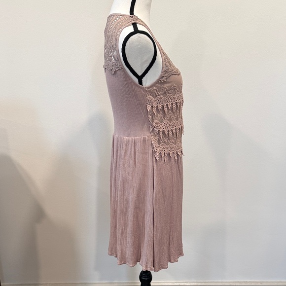 Southern Fried Chics Lace Trim Sleeveless Dress Size Medium - Picture 5 of 11